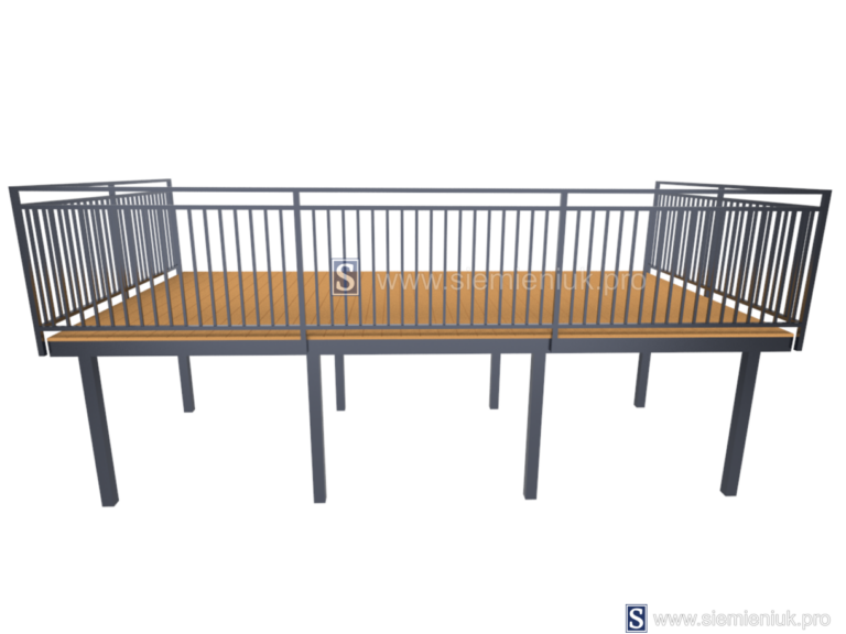 konstrukcja, konstrukcje, konstrukcja stalowa, konstrukcje stalowe, konstrukcja metalowa, konstrukcje metalowe, Białystok, podlaskie, Podlasie, konstrukcja zewnętrzna, konstrukcje zewnętrzne, taras, taras stalowy, taras metalowy, taras pod deskę kompozytową, taras z deską kompozytową, taras z balustradą, projekt, projekty, projekt 3D, projekty 3D, wizualizacja, wizualizacje, wizualizacja 3D, wizualizacje 3D